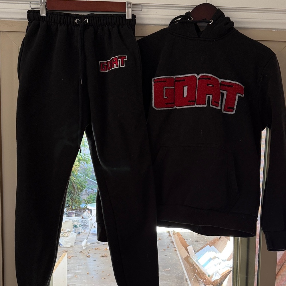 Women's Black Hoodie and Jogger Set